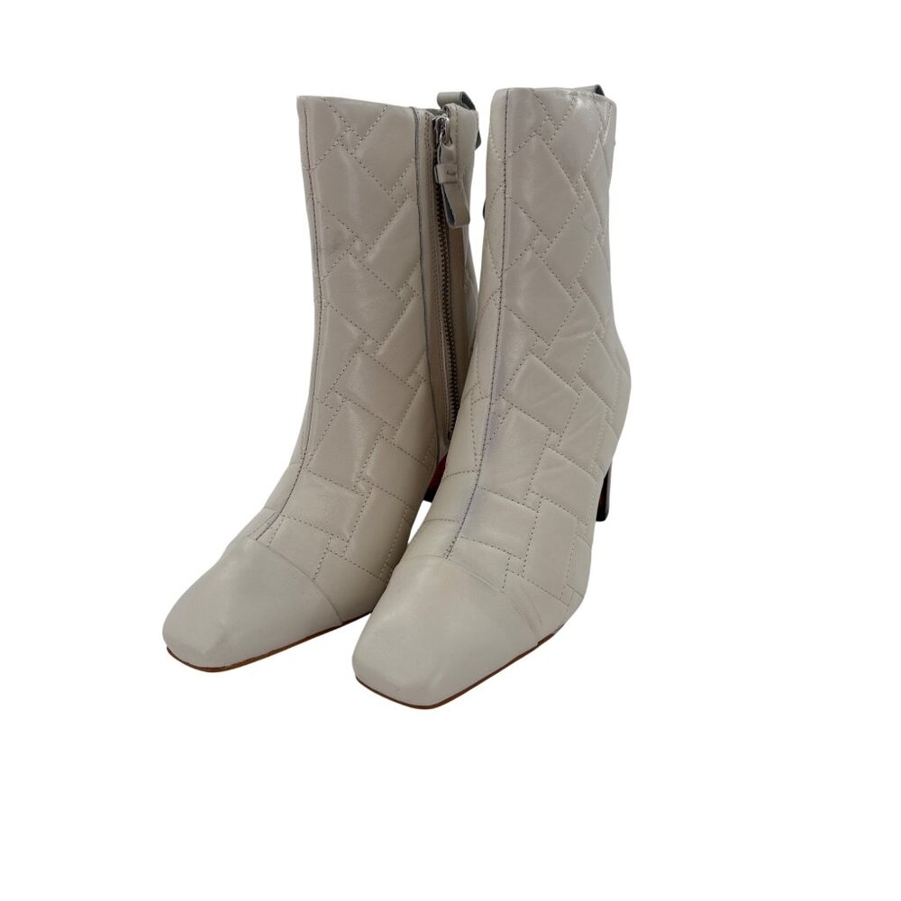 Kurt Geiger LONDON Women's Strut Quilted Ankle Boots Leather Sz 8 Spain - Picture 2 of 9